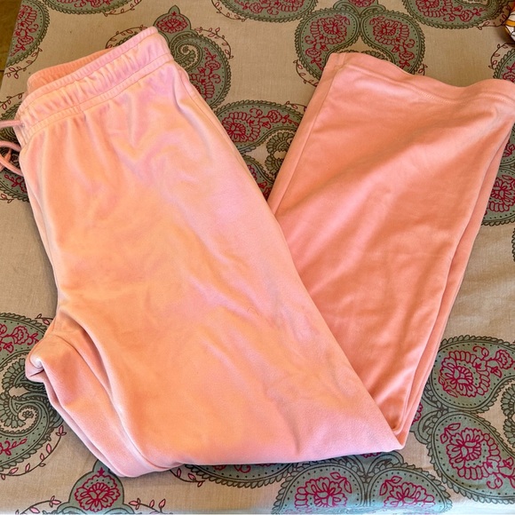 Colsie Pastel Pink Velour Velvet Lounge Pant 🎀💗 - Picture 2 of 3